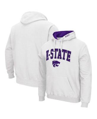 Men's Kansas State Wildcats Arch & Logo 3.0 Pullover Hoodie