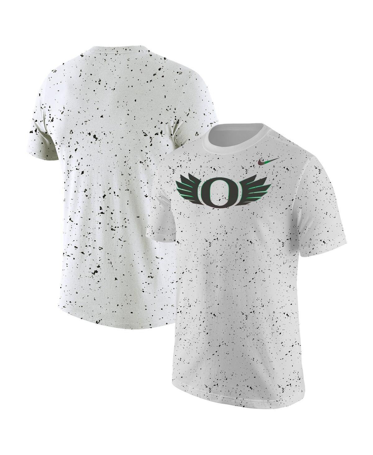 Shop Nike Men's  White Oregon Ducks Eggshell T-shirt