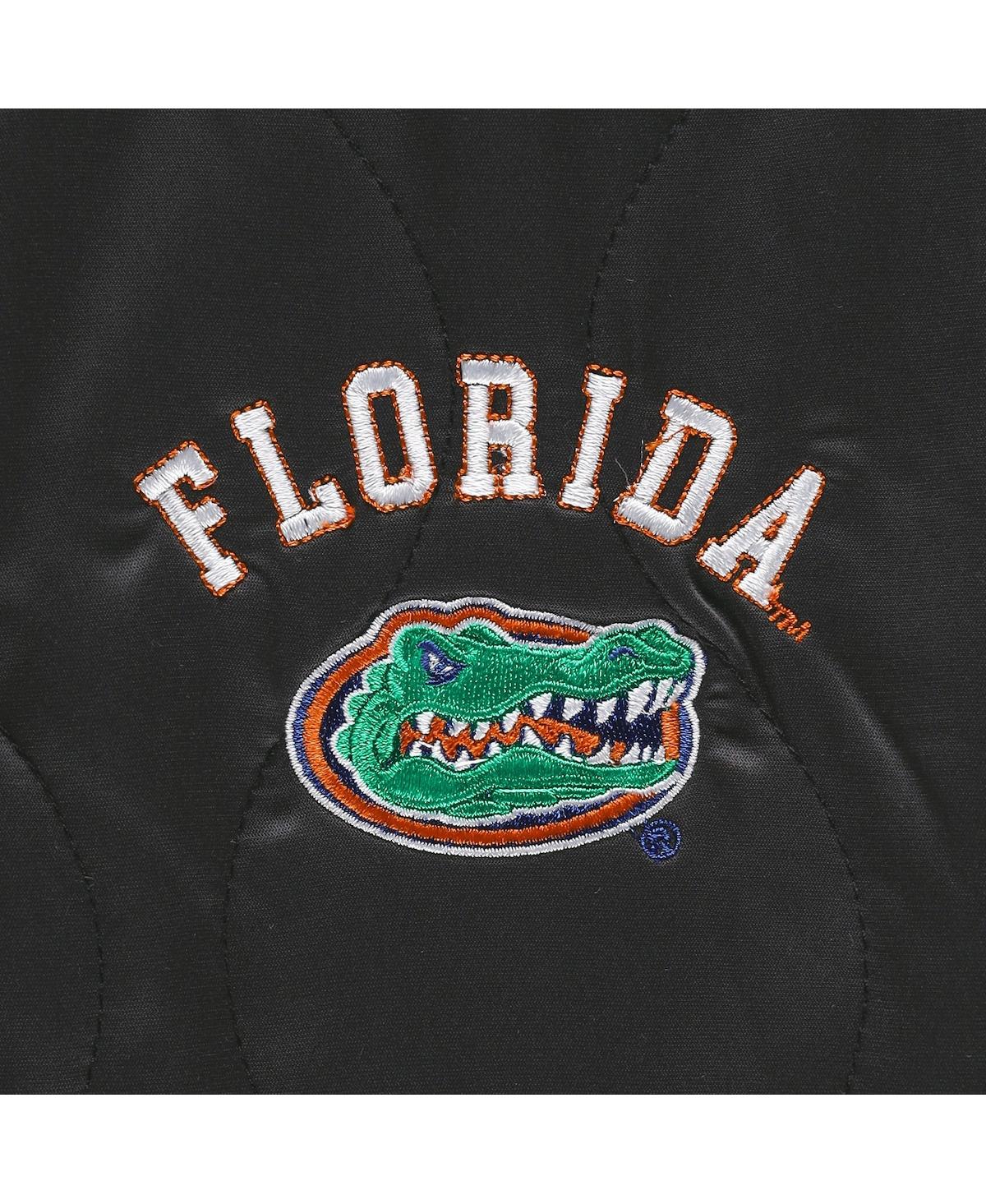 Shop Gameday Couture Women's  Black Florida Gators Headliner Full-snap Hooded Puffer Vest