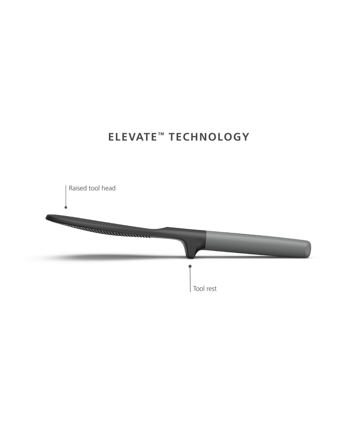 Joseph Joseph Elevate Fusion Rice Spoon With Integrated Tool Rest In Gray