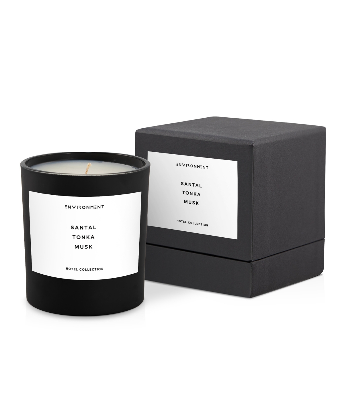 Santal, Tonka & Musk Candle (Inspired by 5-Star Hotels), 8 oz.