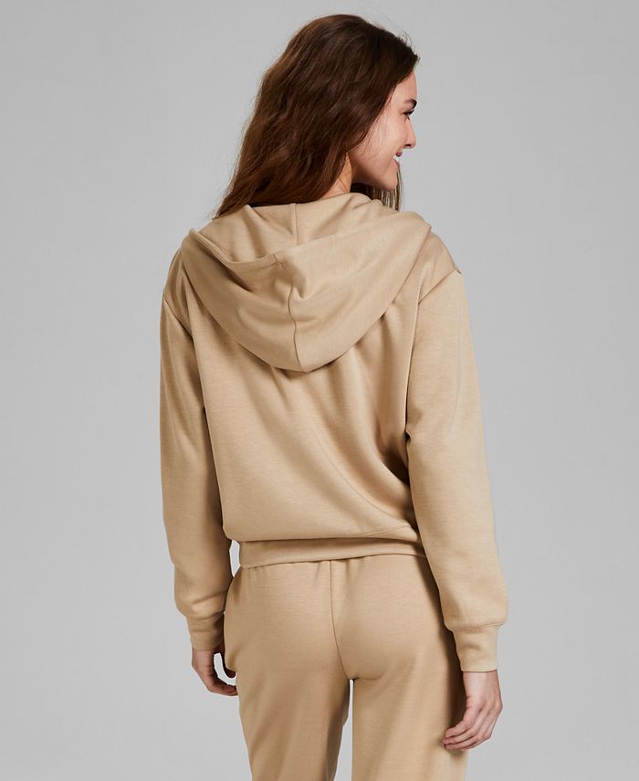 Macy's zip up hoodie womens clearance