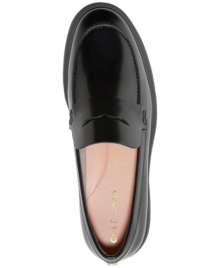 Cole Haan Women's Geneva Chain Loafer Flats - Black - Size 6