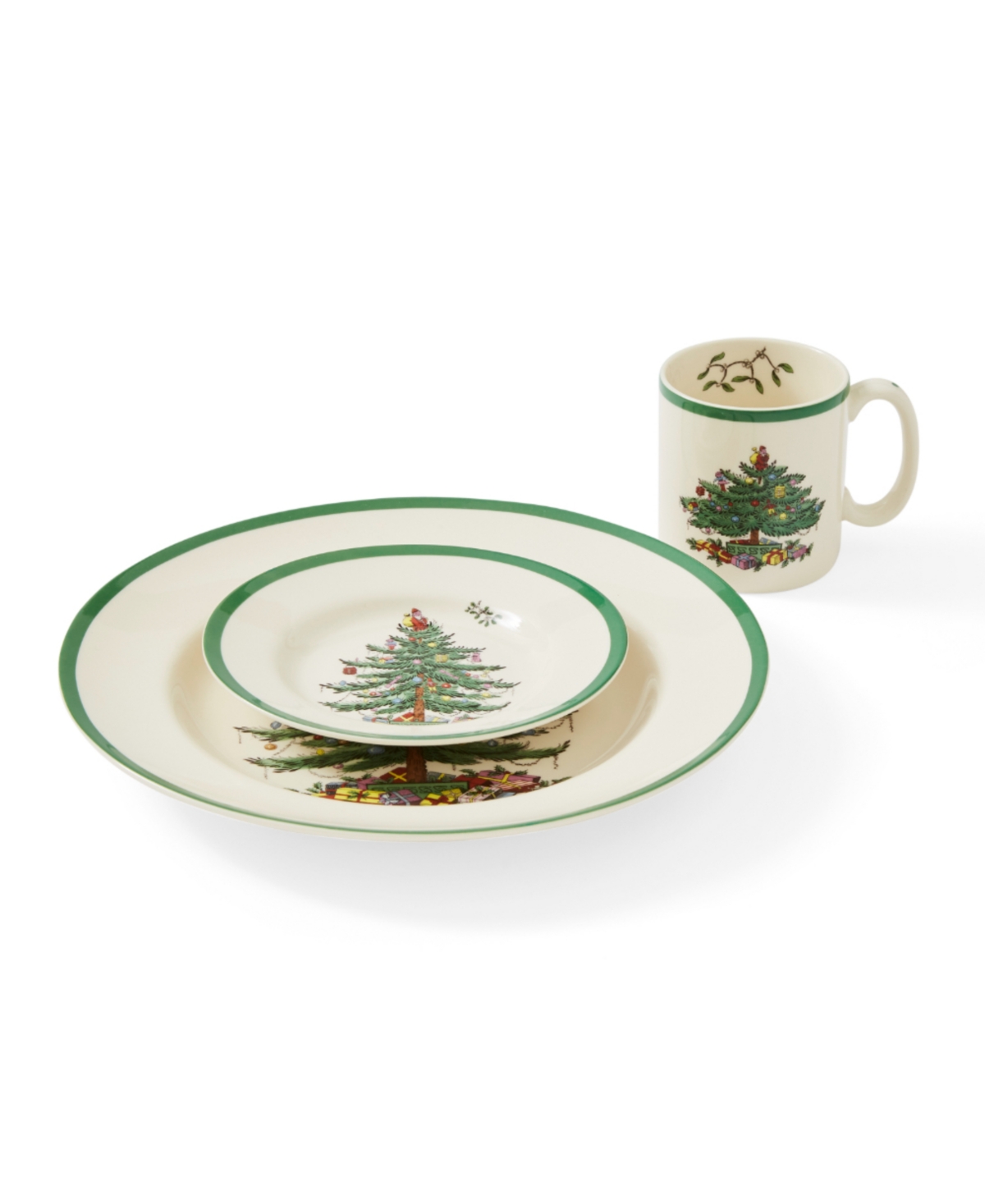 Spode Christmas Tree 12 Pc. Dinnerware Set, Service for 4