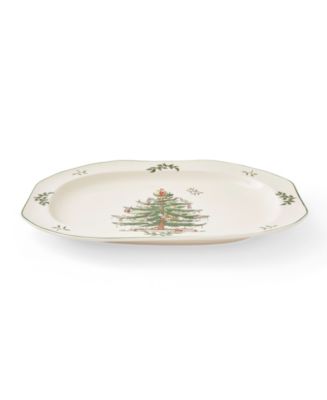 Spode Christmas Tree Oval Platter - Macy's