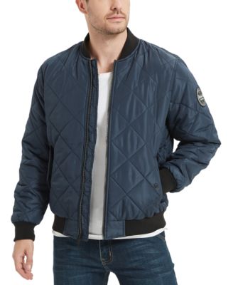 Diamond quilted bomber jacket online