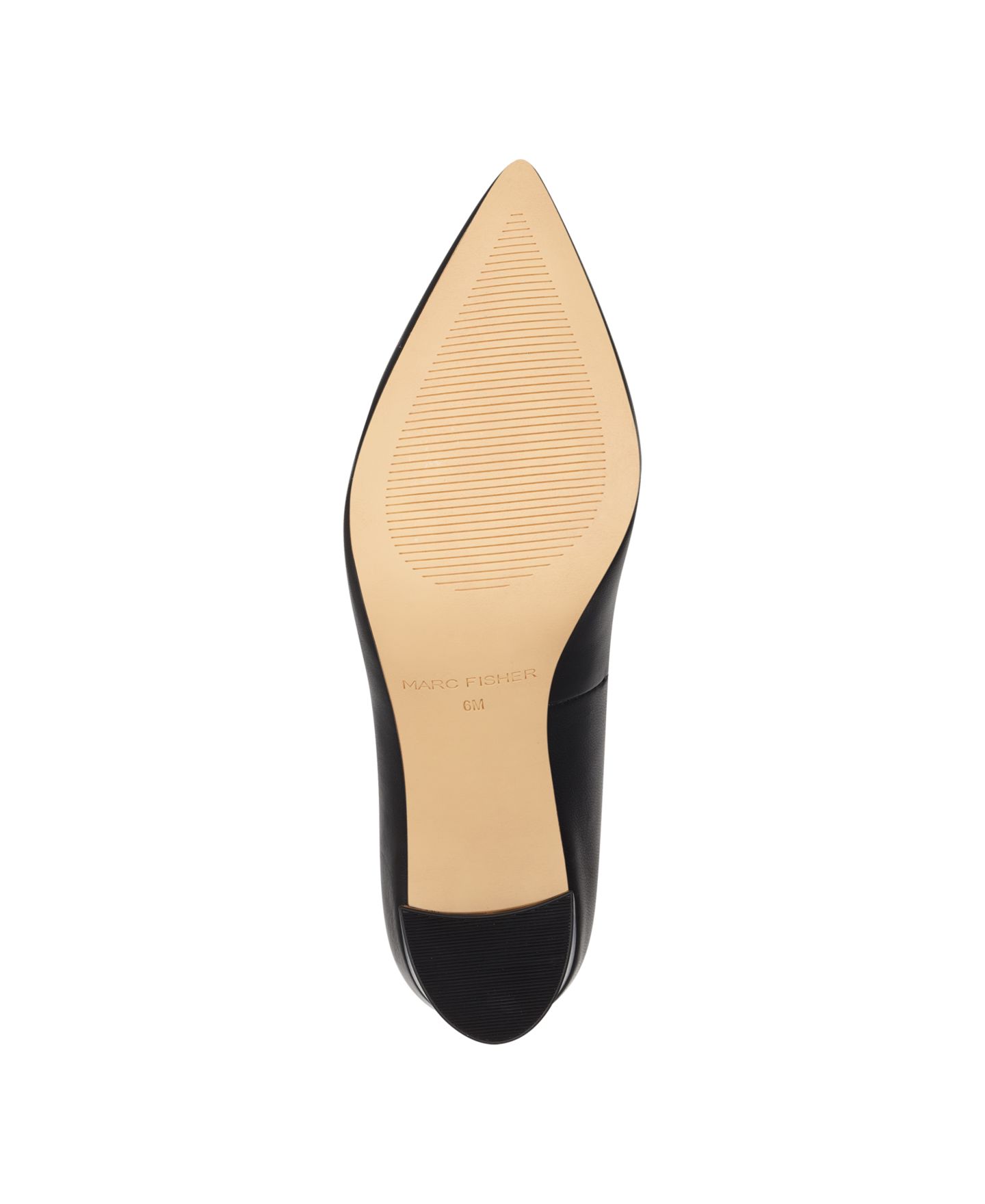Женские туфли Marc Fisher Caitlin Sweetheart Topline Block Heel Pumps, цвет: Чёрный кожаный — фото 5