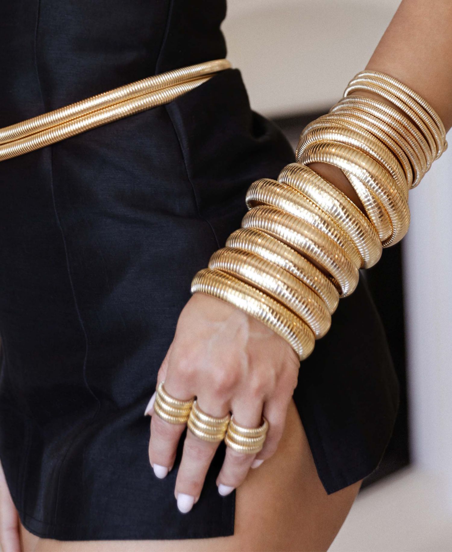 Your Essential 18K Gold Plated Twisted Flex Ring