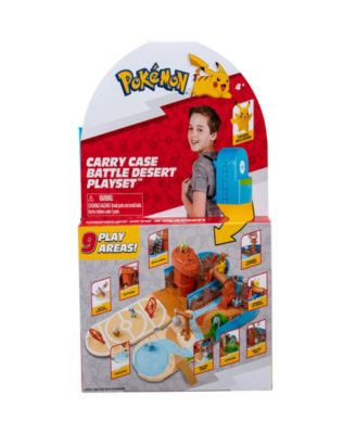Pokemon Carry Case Battle Desert Playset with Figure - Macy's