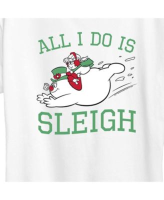 Air Waves Trendy Plus Size Frosty The Snowman Graphic T-shirt