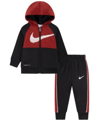 Nike Baby Boys Colorblocked Heather Thermal Hoodie and Joggers 2 Piece Set Macy s