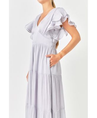 Women's Open Back Maxi Dress