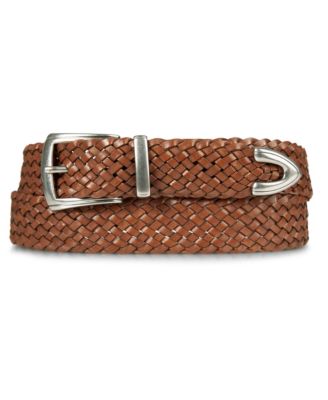 Women's Braided Genuine Leather Western Belt