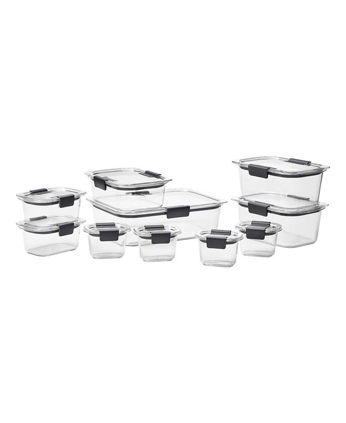 Rubbermaid Brilliance 36-Pc. Container Set - Macy's