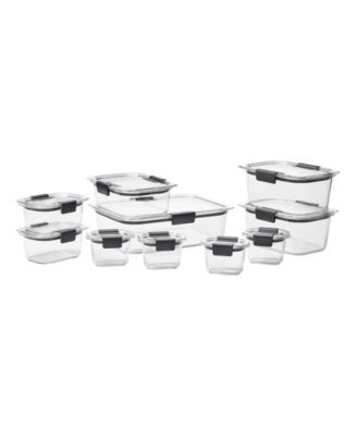 Rubbermaid Brilliance 20-Piece Container Set - Macy's