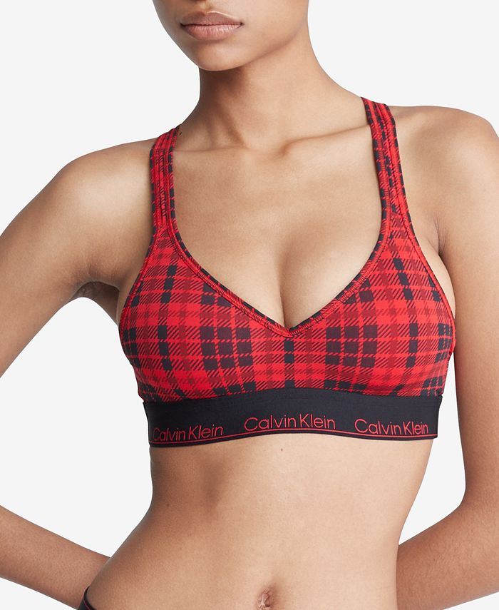 Buy Calvin Klein Bralette & Thong Set Rustic Red - Scandinavian