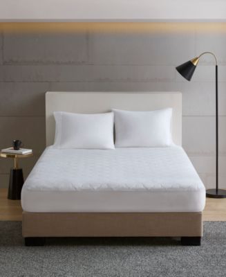 Sleep Philosophy All Natural Cotton Percale Quilted Mattress Pad - Macy's