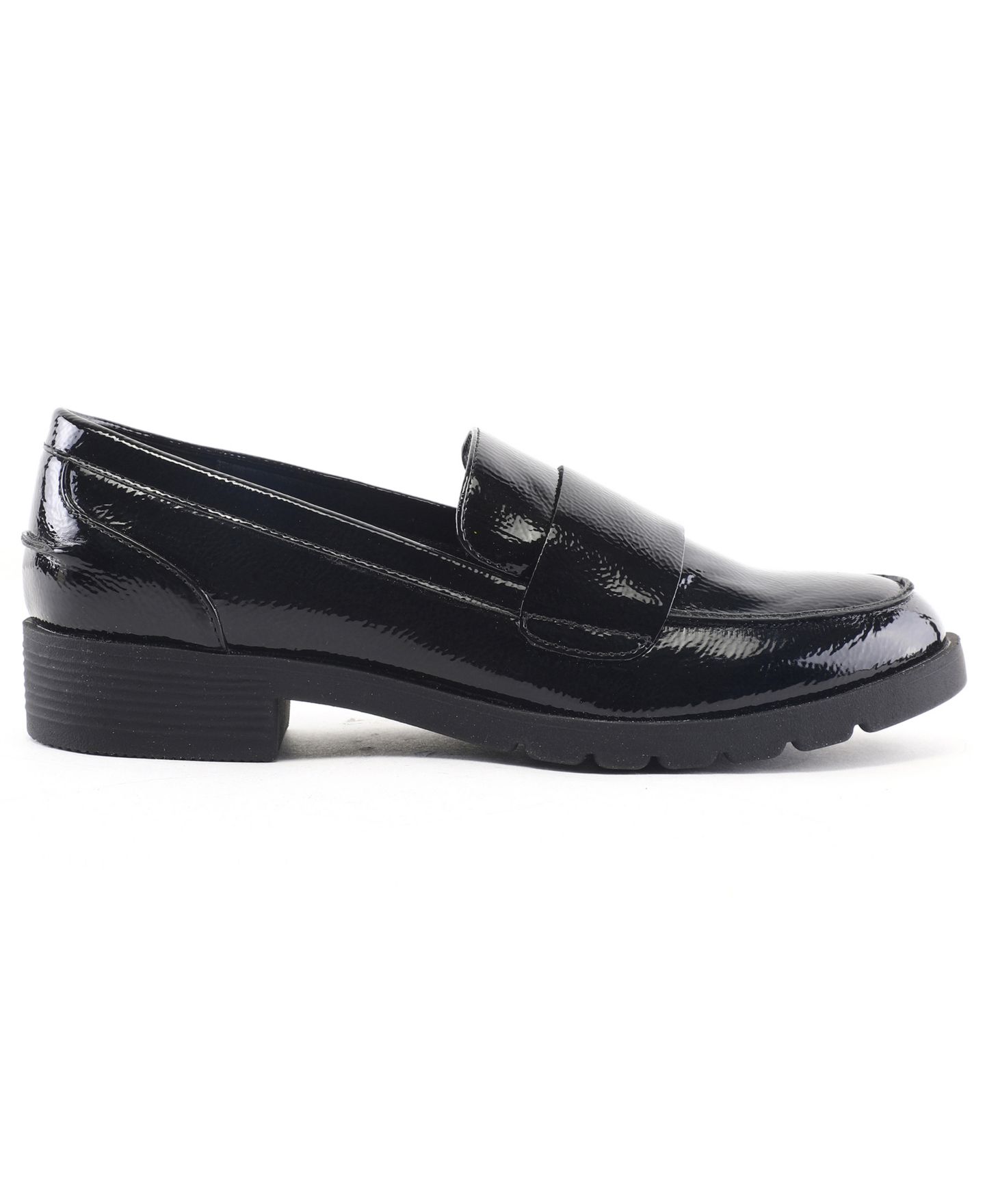 Женские туфли Kenneth Cole Reaction Fern Slip-On Loafer, цвет: Чёрный лаковый — фото 2