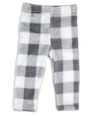 Baby Boys or Baby Girls Buffalo Plaid Bodysuit, Pants and Socks, 3 Piece Set