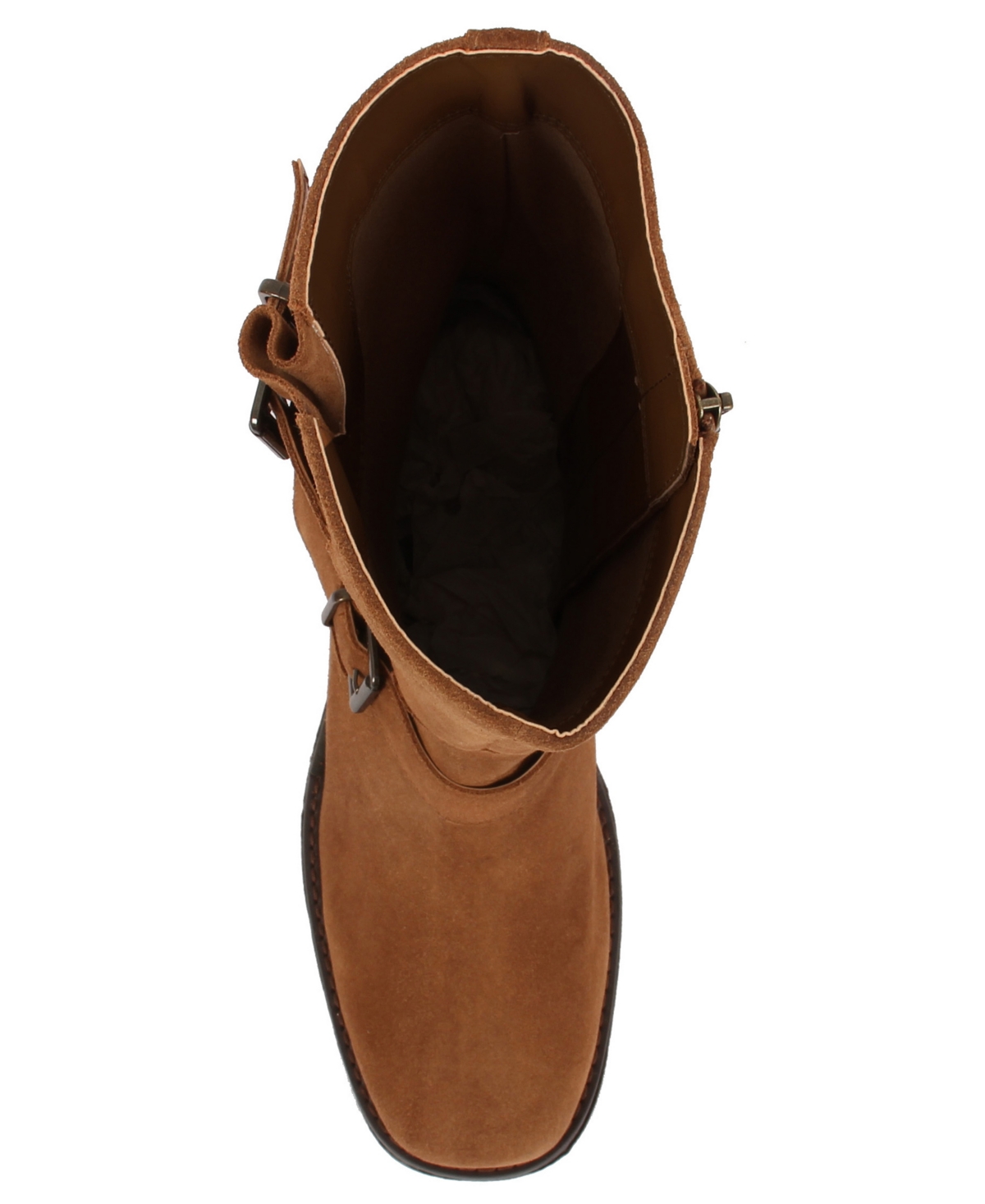 Kenneth Cole New York Women's Janice Block Heel Boots - Tobacco - Suede