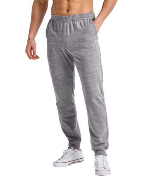Мужские брюки Hanes Tri-Blend French Terry Jogger, цвет: Чёрный