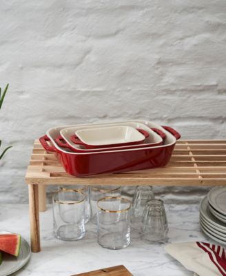 Ceramic 3-Piece Rectangular Baking Dish Set