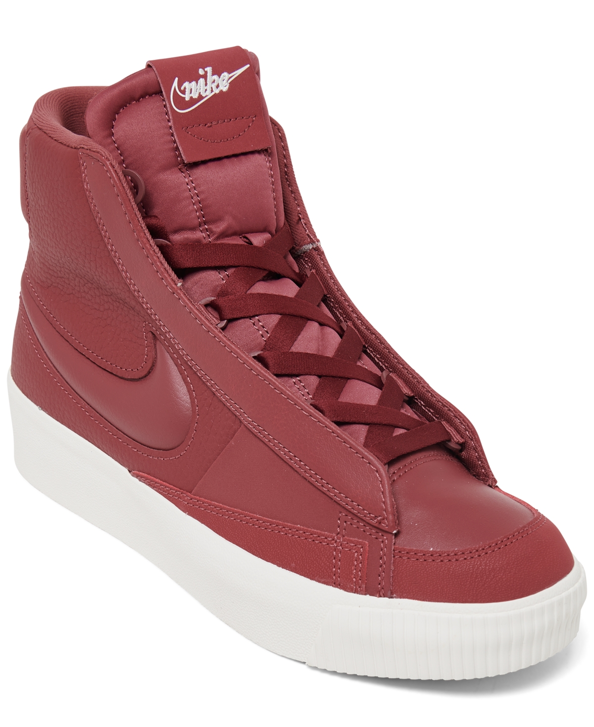 Shop Nike Women's Blazer Mid Victory Casual Sneakers From Finish Line In Cedar,sail
