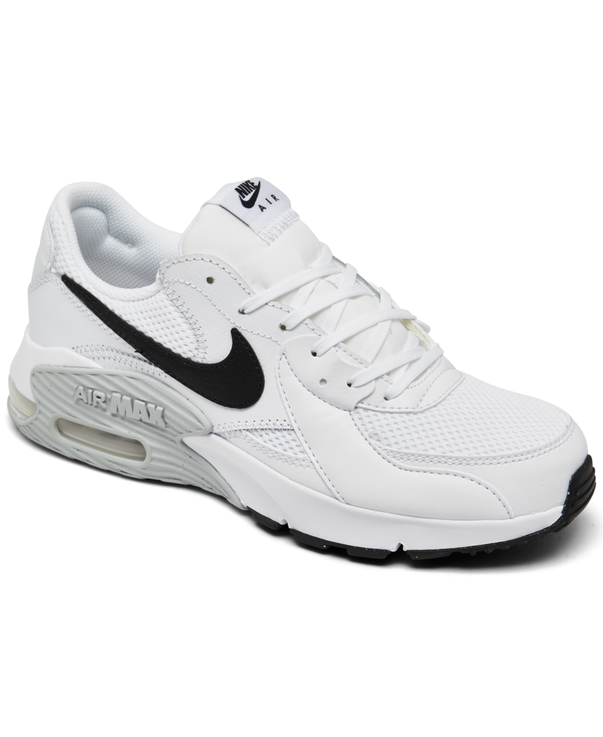 Shop Nike Women's Air Max Excee Casual Sneakers From Finish Line In Platinum Violet,coconut