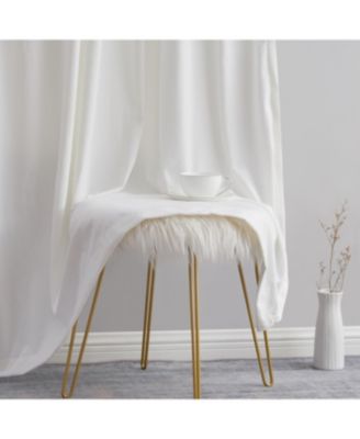 Sawyer Premium Luxurious Lush Velvet Soft Light Filtering Grommet Window Curtains - Set of 2 Panels