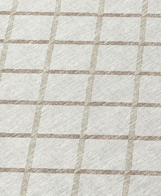 York Washable YO1 4' x 4' Round Area Rug