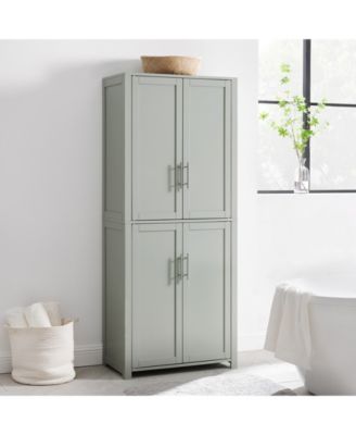 Furniture Savannah 28" Medium-Density Fiberboard (MDF) Tall Kitchen Storage Pantry