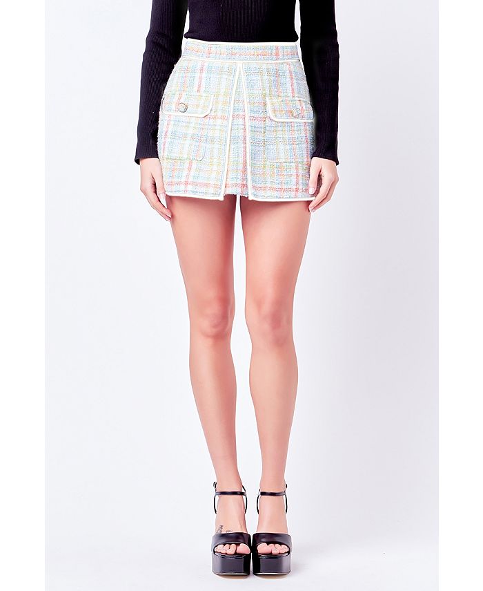 Plaid mini top skirt macy's