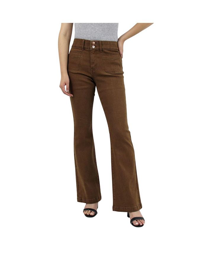 Women with Control Regular Tummy Control Patch Pocket Pant 
