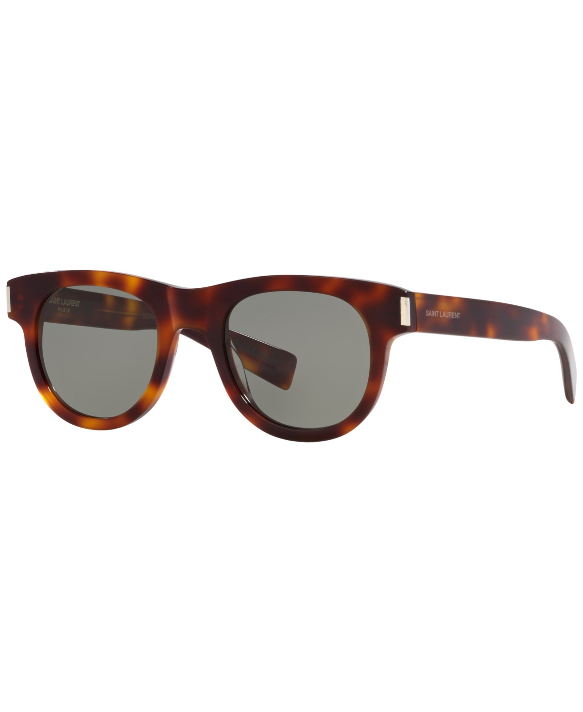Saint Laurent Unisex Sl 571 Sunglasses Ys000486 In Tortoise