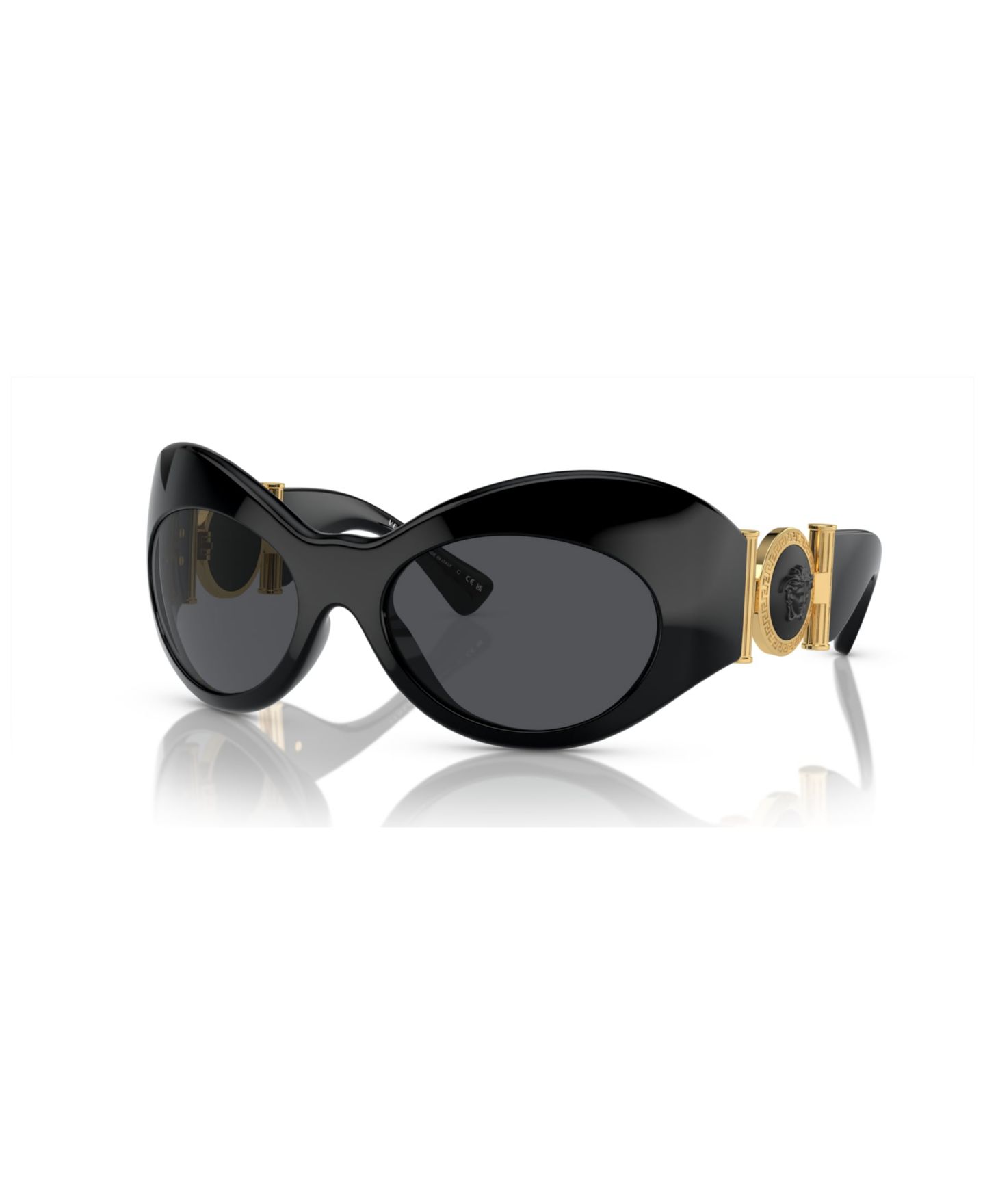 Женские солнцезащитные очки Versace VE4462, цвет: Чёрный — фото 1