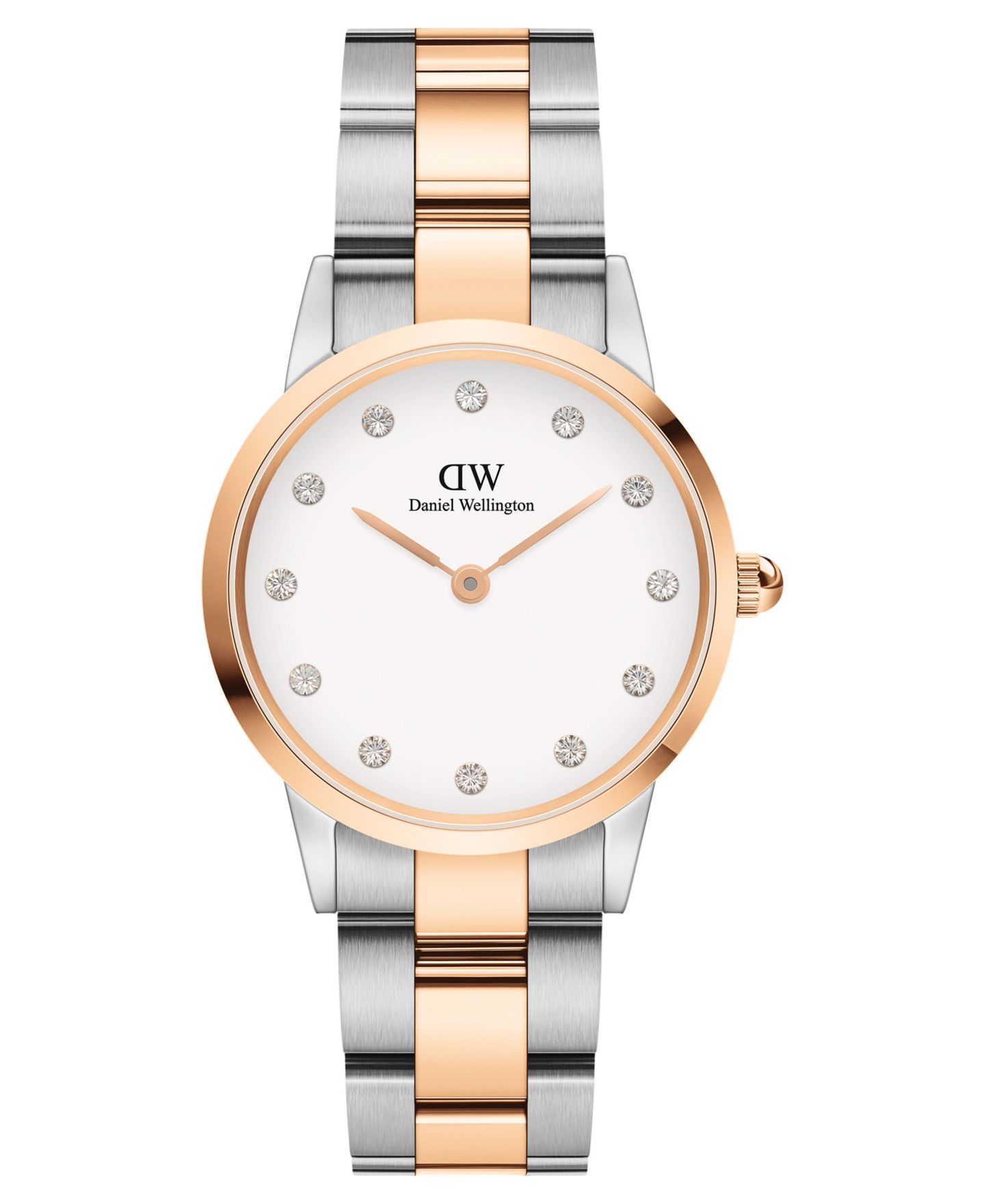 Женские часы Daniel Wellington Iconic Link Lumine Two-Tone Stainless Steel 28mm — фото 1