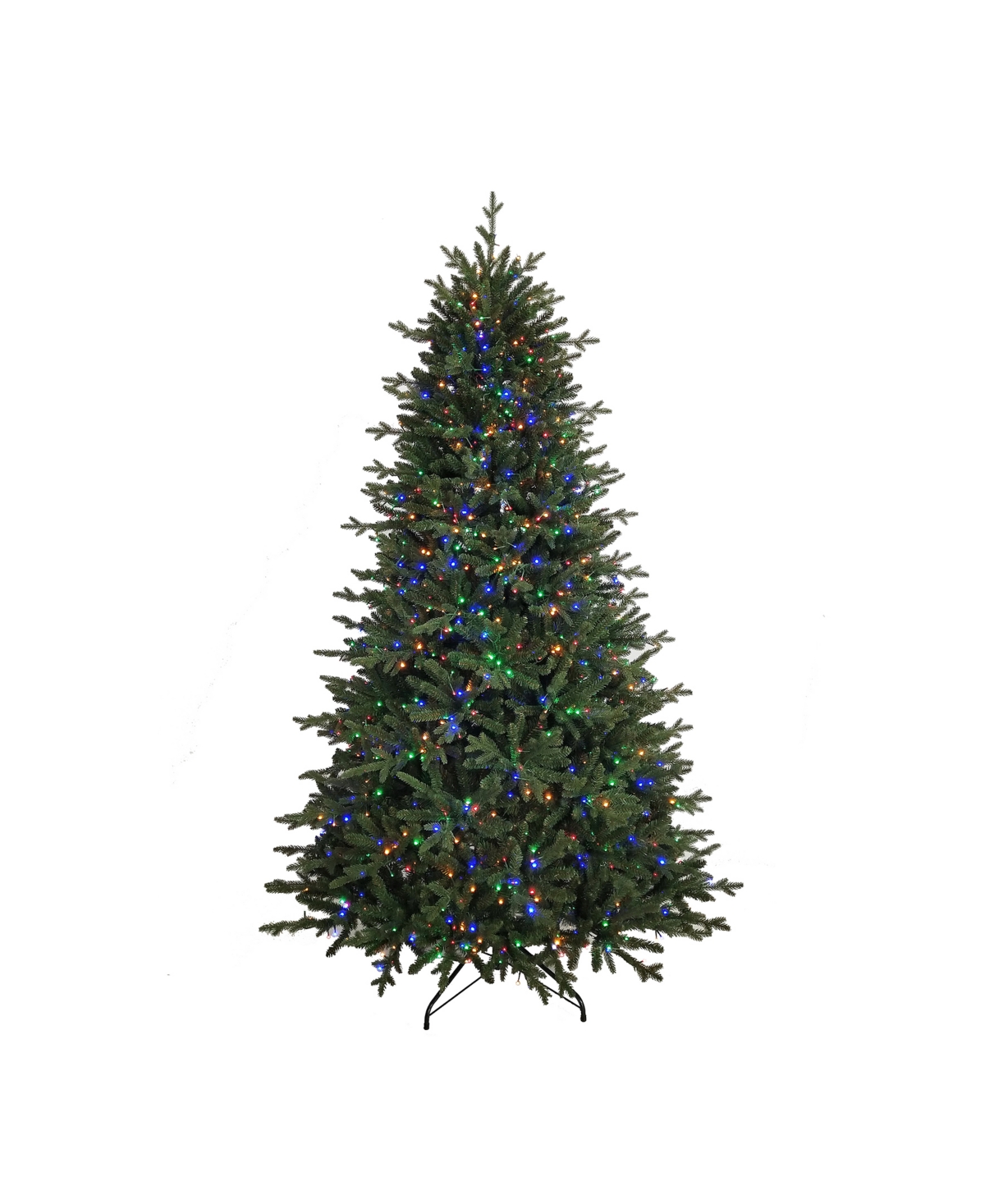 Kurt Adler 7.5' Pre-lit Led Noble Fir Christmas Tree In Green