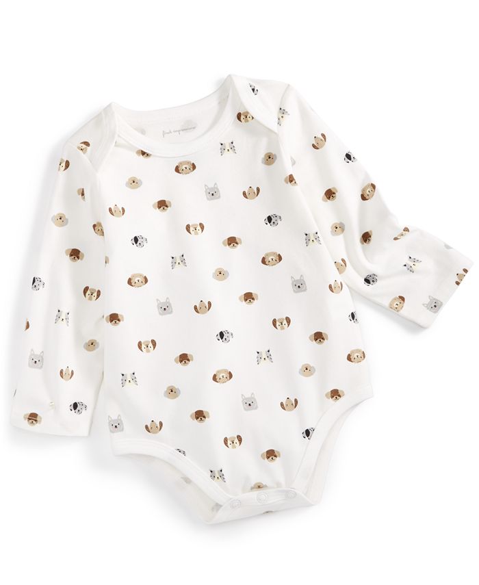 First Impressions Baby Boys Doggy Friends Bodysuit, Created for Macy's ...