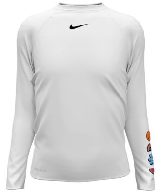 Nike - Big Girls Charms Long-Sleeve Hydroguard Swim Shirt