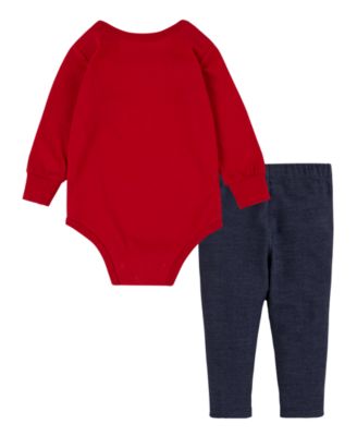 Baby Girls Plaid Bodysuit and Leggings, 2 Piece Gift Box Set