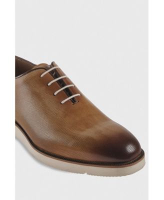 Men's Genuine Leather Antique Tan Casual Shoes