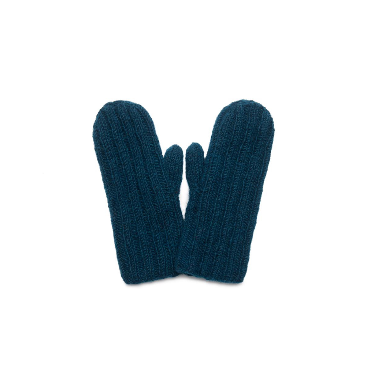 Women s Artisan Hand-Knit Denali Ribbed Mitten - Gale
