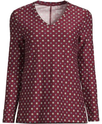 Women's Long Sleeve Performance V-Neck Top