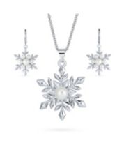 Macy's discount snowflake necklace