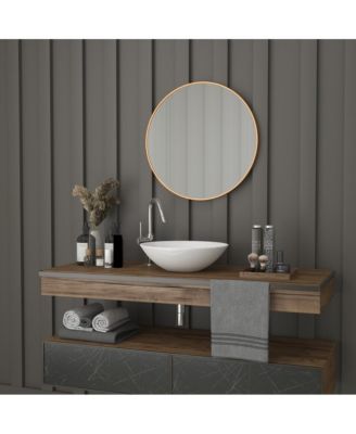 Monaco Accent Mirror For Bathroom, Vanity, Entryway, Dining Room, & Living Room