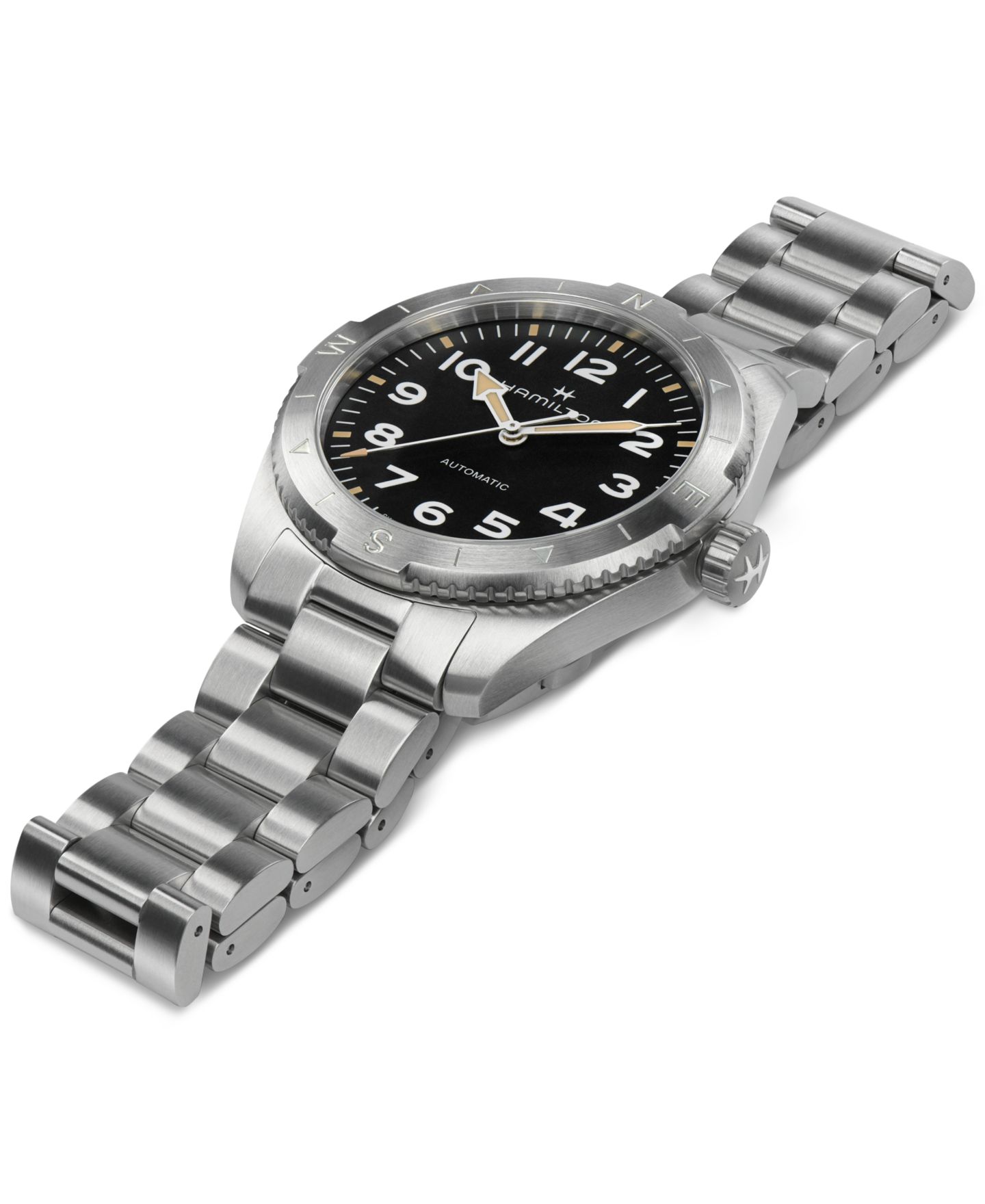 Мужские часы Hamilton Swiss Automatic Khaki Field Expedition Stainless Steel Bracelet Watch 41mm — фото 3