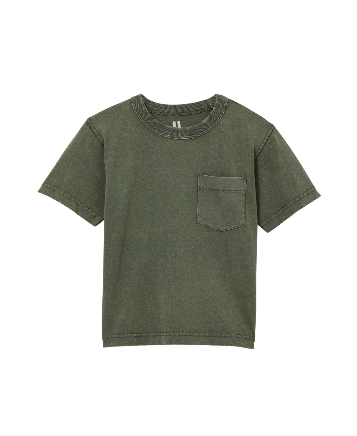 Shop Cotton On Toddler And Little Boys The Essential Short Sleeve T-shirt In Swag Green Wash