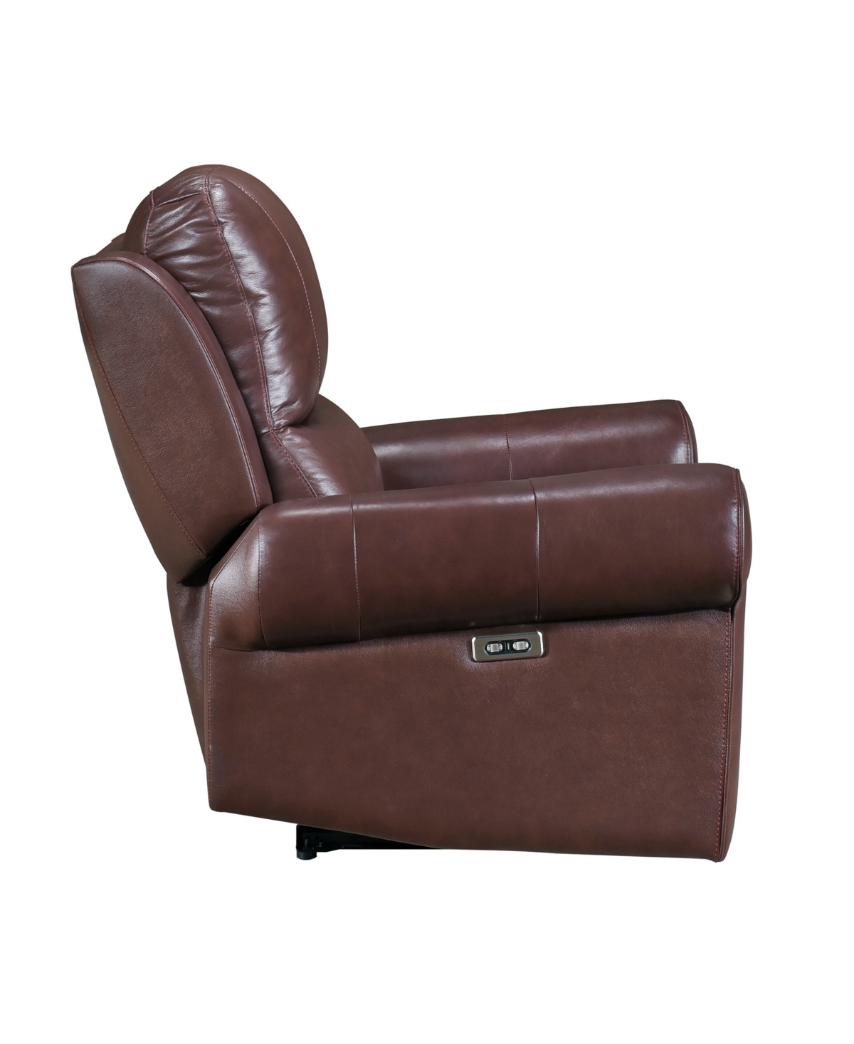 HOMELEGANCE WHITE LABEL FLORENTINA 39" LEATHER MATCH POWER WITH POWER HEADREST RECLINING CHAIR 