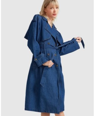 Wild Skies Denim Trench
