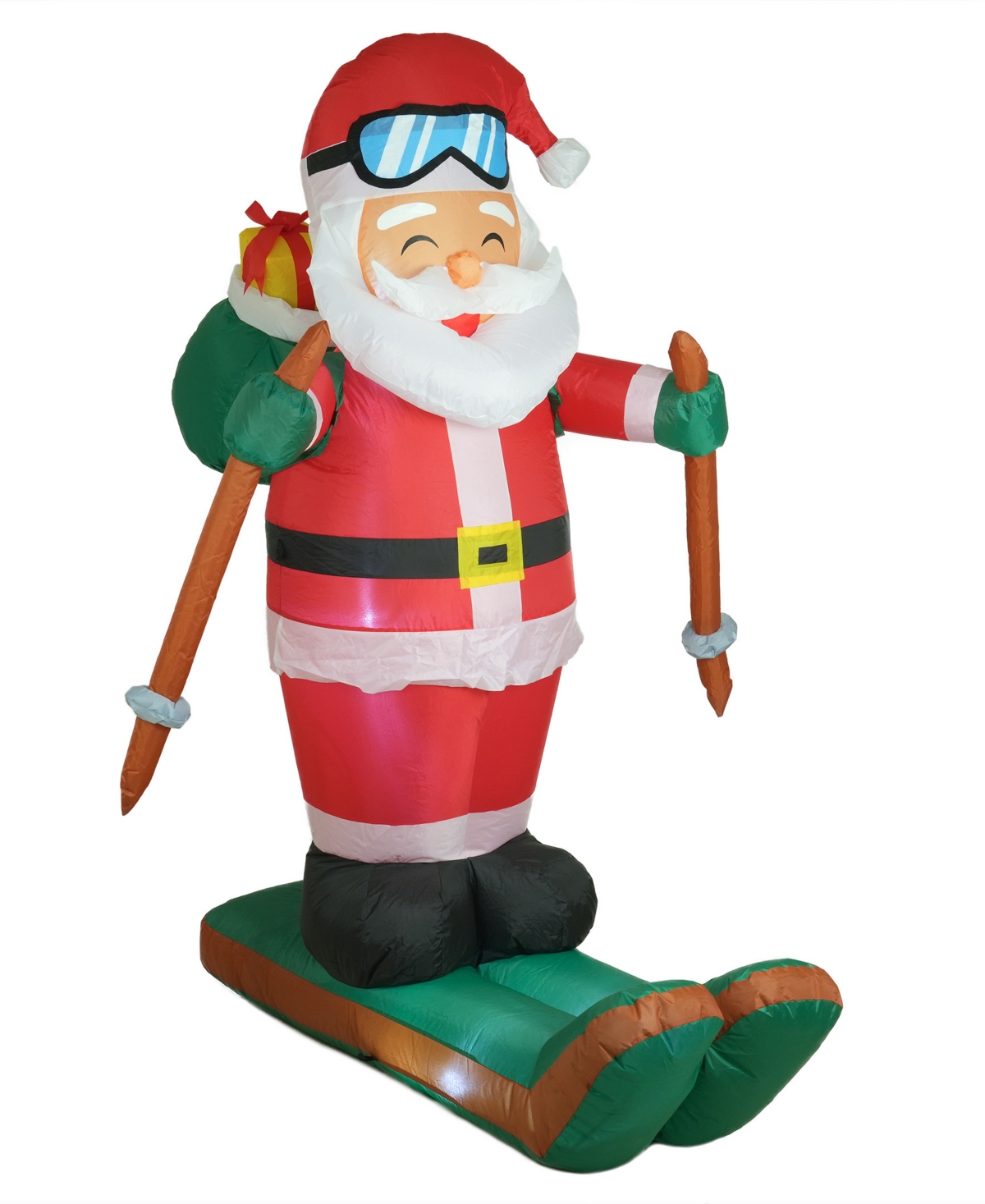 Santa on Skis 60" - Red